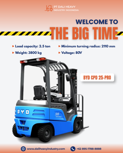 Forklift BYD 2.5 Ton