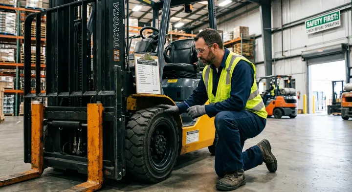 Panduan Lengkap K3 & Perawatan Forklift untuk Operator dan Tim Gudang