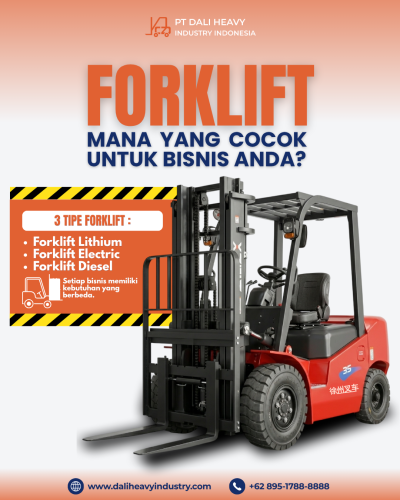 Forklift Mana yang Cocok? Perbedaan Forklift Lithium, Electric & Diesel